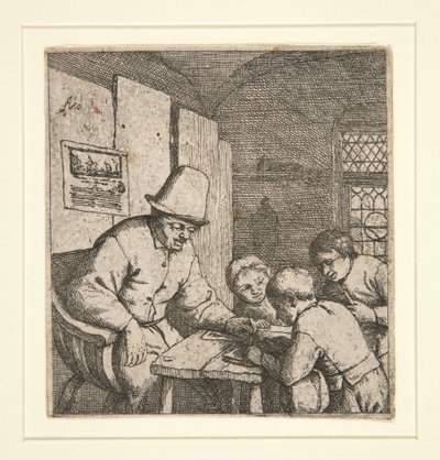O mestre-escola de Adriaen van Ostade