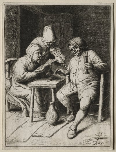 O cantor de Adriaen van Ostade