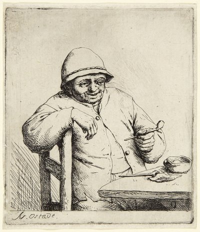 O fumador de Adriaen van Ostade