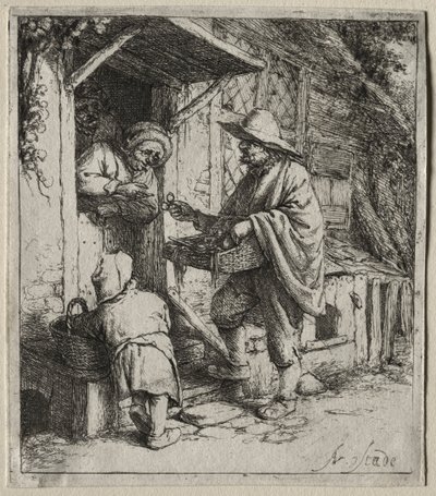 O vendedor de óculos de Adriaen van Ostade