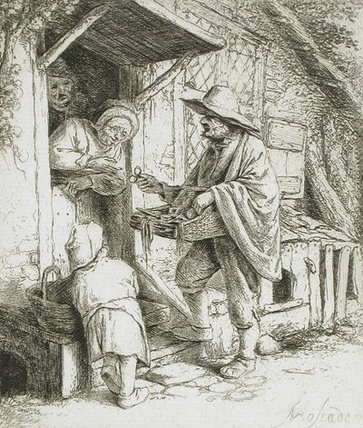 O vendedor de óculos de Adriaen van Ostade