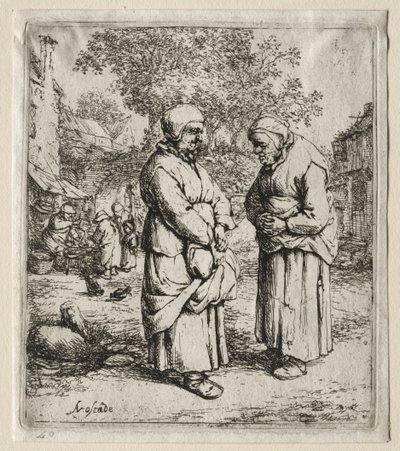 As duas fofocas de Adriaen van Ostade