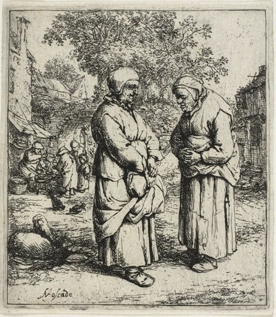 As duas fofocas de Adriaen van Ostade