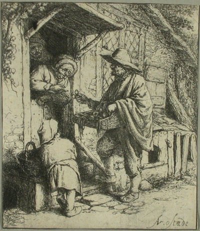 O vendedor de óculos de Adriaen van Ostade