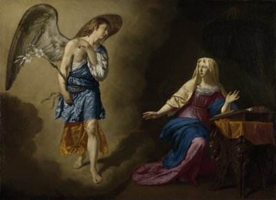 A Anunciação, 1667 de Adriaen van de Velde