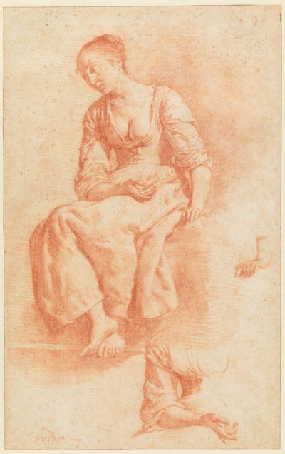 Menina sentada de Adriaen van de Velde