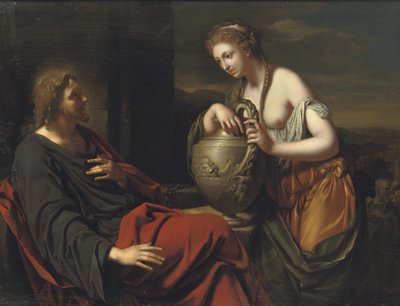 Cristo e a mulher de Samaria junto ao poço de Adriaen van der Werff