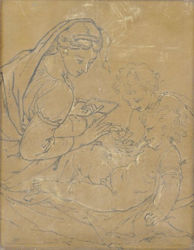 Madonna e criança com São João de Adriaen van der Werff
