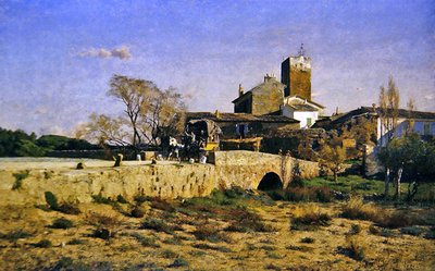 Uma Tarde de Inverno na Provença (Uma Tarde de Inverno no Sul da França) de Adrian Scott Stokes
