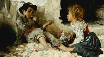 Um público cativado, 1876 de Adriano Bonifazi