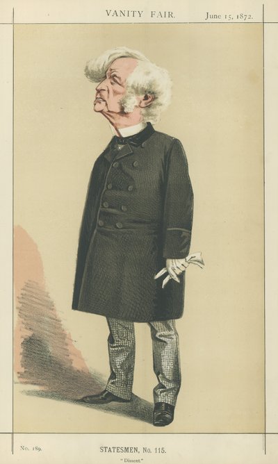 Sr. Samuel Morley (litografia a cores) de Adriano Cecioni