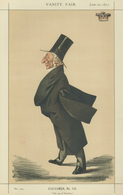 Sir Arthur Wellesley (cor litho) de Adriano Cecioni