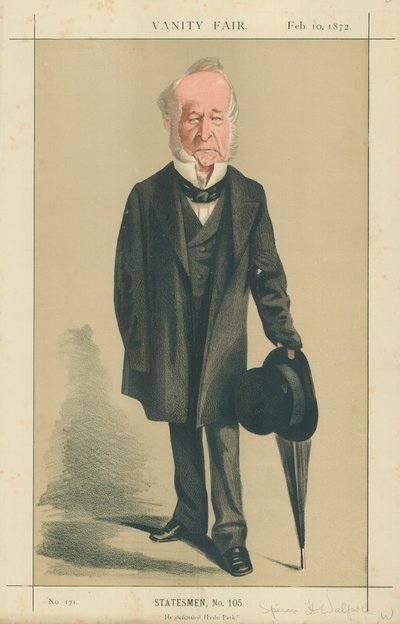 O Exmo. Sr. Spencer Horatio Walpole, defendeu Hyde Park de Adriano Cecioni
