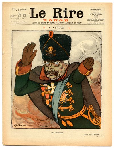 Capa de "The Red Laughter", Satirical in Colors de Adrien Barrere