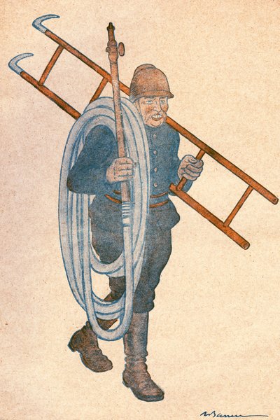 Joseph NOULENS (1864-1944), político francês. Desenho de Adrien Barrere (1874-1931) para FANTASIO, número 204 de 15 de abril de Adrien Barrere
