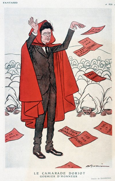 O camarada Jacques Doriot, goumier de honra - por Barrère, em "Fantasio" de 07/07/1925 de Adrien Barrere