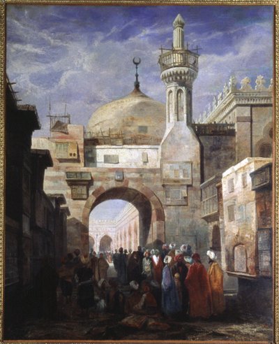 Mesquita no Cairo de Adrien Dauzats