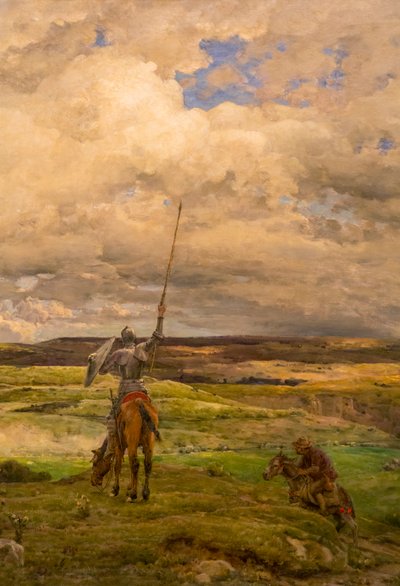 Don Quixote do artista francês Adrien Demont de Adrien Louis Demont