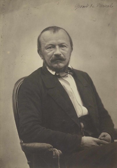 Retrato de Gérard de Nerval 1808-1855, 1854. de Adrien Tournachon