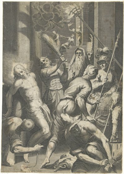 A flagelação de Cristo de Egidius  Sadeler (II)