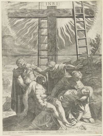 Descida da Cruz de Egidius  Sadeler (II)