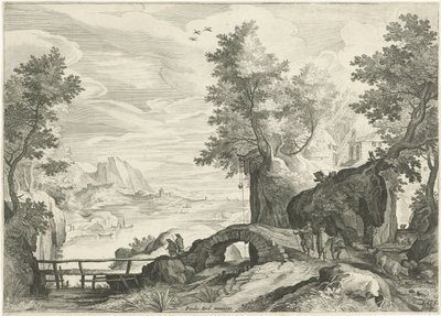 paisagem do rio de Egidius  Sadeler (II)