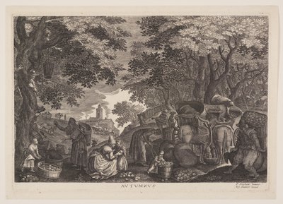 outono, de As Quatro Estações de Aegidius Sadeler II