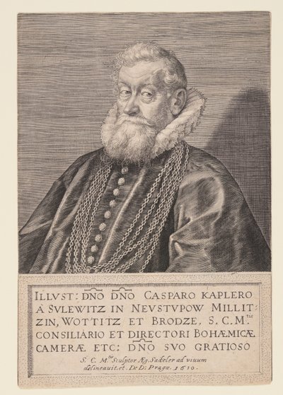 Gaspard Kaplir von Sulewitz, Conselheiro do Imperador de Aegidius Sadeler II