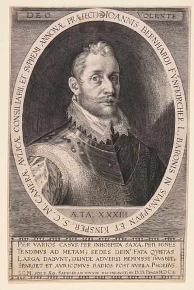 Johannes Bernhardt Fünfkircher, Barão de Stanaprun de Aegidius Sadeler II