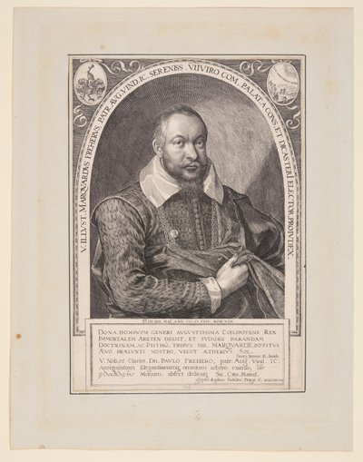 Marquard Freher, diplomata, historiador e jurista de Aegidius Sadeler II