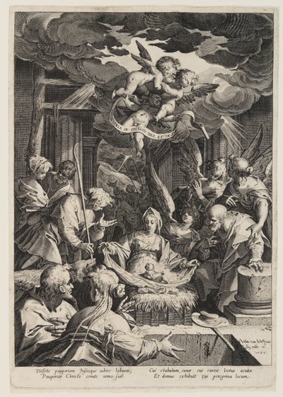 A Natividade de Aegidius Sadeler II