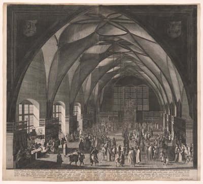 Salão Vladislav, Castelo de Praga, a Feira Anual de Aegidius Sadeler II