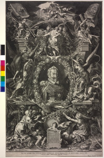 Santo Imperador Romano Mateus I de Aegidius Sadeler or Saedeler