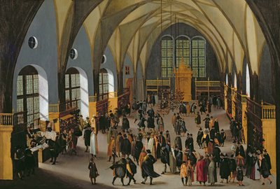 A Bolsa de Valores de Praga de Aegidius Sadeler or Saedeler