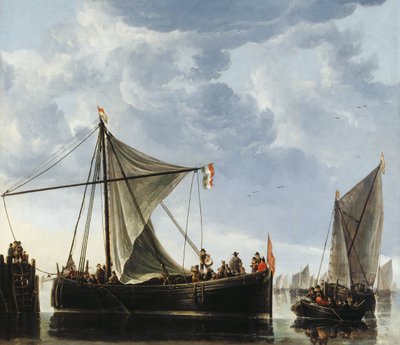 O barco da passagem de Aelbert Cuyp