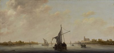 Vista do rio Maas em Dordrecht de Aelbert Cuyp