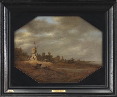 Paisagem com moinhos de vento de Aelbert Cuyp