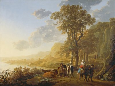 A fuga para o Egito de Aelbert Cuyp