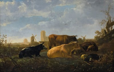 O pequeno Dort, c.1650-52 (óleo sobre carvalho) de Aelbert Cuyp