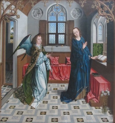Alemão: Verkündigung an Maria Anunciação da Virgem Maria. de Aelbrecht Bouts
