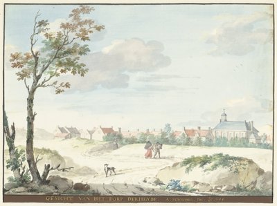 A aldeia de Terheijden SENTIDO DA ALDEIA DE DERHEYDE (título no objeto) de Aert Schouman