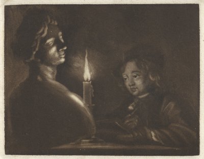 Rapaz desenhador de Aert Schouman