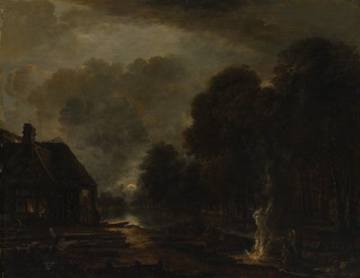 O Ferrador, início ou meados dos anos 1650. de Aert van der Neer