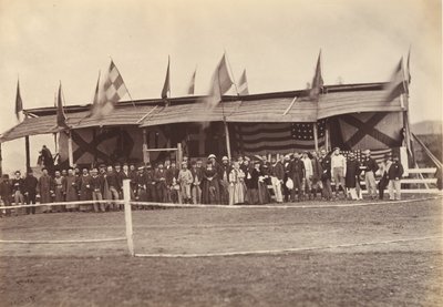 O Grand Stand, Foochow Fuzhou, ca. 1869. de Afong Lai