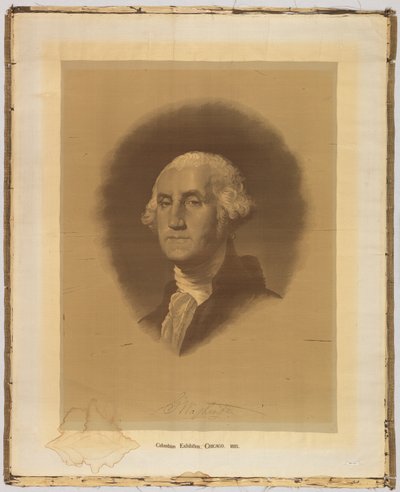 Retrato tecido de After Gilbert Stuart