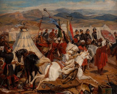 Horace Vernet (círculo) Batalha de Isly de after Horace Vernet