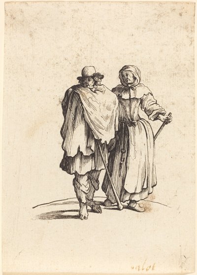 casal mendigo de After Jacques Callot