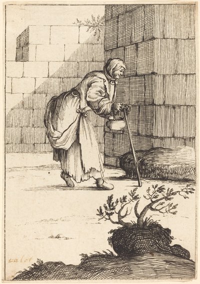Mendiga de After Jacques Callot
