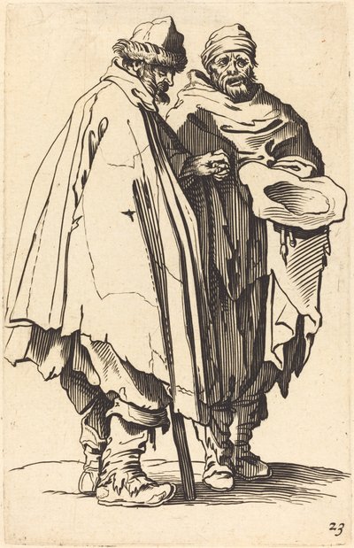 Mendigo Cego e Companheiro de After Jacques Callot
