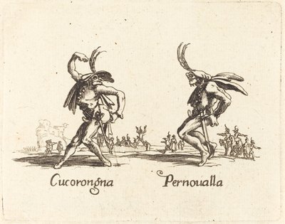 Cucorongna e Pernoualla de After Jacques Callot